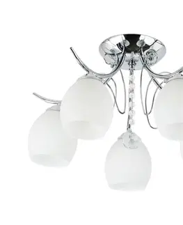 Svietidlá  Prisadený luster ELLA 5xE27/15W/230V lesklý chróm ML2763
