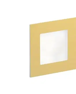 LED osvetlenie LDST AN-01-SZ-BZ9 - LED schodiskové svietidlo ANGEL 9xLED/1,2W/230V zlatá 6500K AN-01-SZ-BZ9