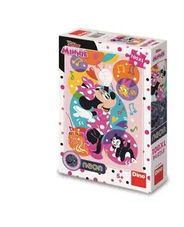 Od 100 dielikov Dino Toys Puzzle Minnie 100 XL neon Dino