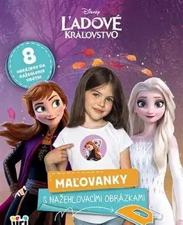 Pre deti a mládež - ostatné Maľovanky s nažehľovacími obrázkami Ľadové kráľovstvo