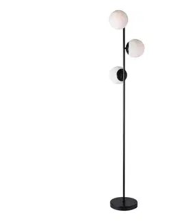 Lampy Nordlux - Stojacia lampa LILLY 3xE14/25W/230V čierna 48613003