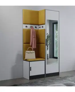 Predsieňový nábytok Predsieňový nábytok Roj 11 biely + Kronos 01 medová