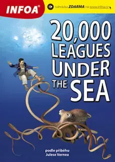 Učebnice a príručky 20 000 Leagues Under the Sea - zrcadlová četba - Jules Verne,David Tomlinson