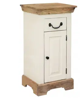 Kúpeľňový nábytok Skrinka do kúpeľne Retro 40x80x35 indický masív mango