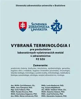 Medicína - ostatné Vybraná terminológia 1 - Klement Cyril,Kolektív autorov
