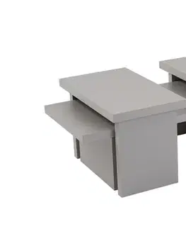 Konferenčné stolíky AURA set konferenčných stolíkov, šedá