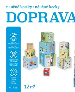 Leporelá, krabičky, puzzle knihy Doprava - Naučné kostky/náučné kocky - Kolektív autorov
