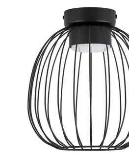 Svietidlá  Stropné svietidlo OVELLA 1xGX53/10W/230V, priemer 25 cm, čierne P-1369S/1 BK