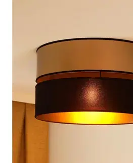 Svietidlá BRILAGI - Stropné svietidlo ROYAL 1xE27/15W/230V pr. 40 cm čierna/zlatá 8590828608059