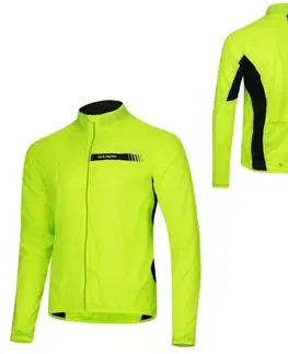 Cyklistické dresy Pánska bunda Etape Bora 2.0 žltá fluo - M