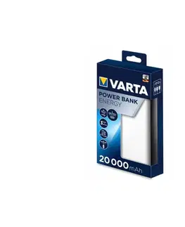 Predlžovacie káble Varta 57978101111  - Power Bank ENERGY 20000mAh/2x2,4V biela 57978101111