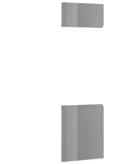 Kuchynské skrinky Čelo skrinky Luxeo F02-D60PM grey lak