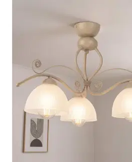 Svietidlá BRILAGI - Prisadený luster ANTICO MODERN 3xE27/60W/230V béžová 8590828037934