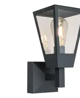 Svietidlá Brilliant - Vonkajšie nástenné svietidlo WESTDLIFF 1xE27/20W/230V IP44 antracit 41015/63