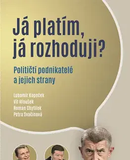 Politológia Já platím, já rozhoduji? - Kolektív autorov