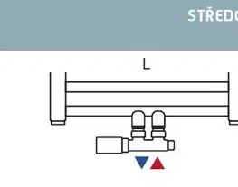 Náhradné diely a príslušenstvo HOPA - TERM-SET, stredový ventil (Z4) - Farba - Čierna matná tmavá, Variant - Pravá RDTERMSETRMB