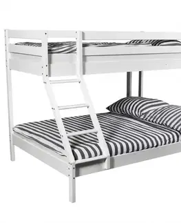 Drevené postele Posteľ buková Mike 200x90/140 white