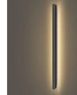 LED osvetlenie BRILAGI - LED vonkajšie nástenné svietidlo LINEAR LED/32W/230V 3000K IP65 čierne BRI287
