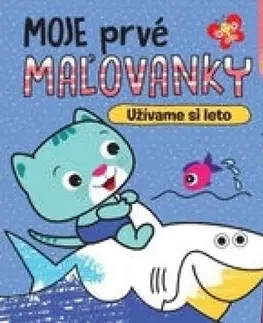Nalepovačky, vystrihovačky, skladačky Moje prvé maľovanky: Užívame si leto