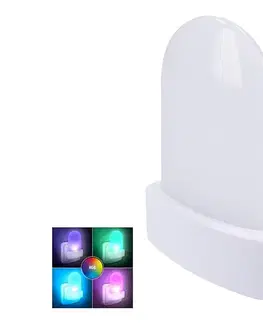 Svietidlá  WL910 - LED RGB Orientačné svietidlo so senzorom do zásuvky LED/0,5W/230V WL910
