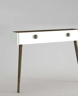 Konferenčné stolíky NADA konzolový stolík, biela/orech
