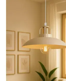 Svietidlá BRILAGI - LED Luster na lanku FLAMENGO 1xE27/60W/230V biela BG72369