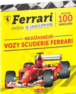 Nalepovačky, vystrihovačky, skladačky FERRARI, vozy Scuderie – Kniha samolepek - Sergio Ardiani,Sergio Ardiani