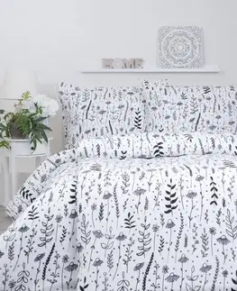 Obliečky MKLozkoviny.sk Francúzske flanelové obliečky - Lily - 220 × 200 cm - 70 x 90 cm