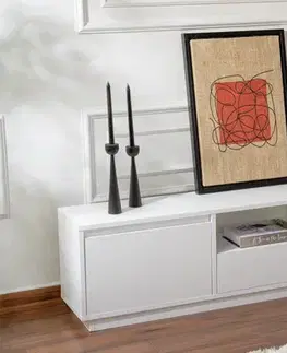 TV stolíky TV stolík Vanguard - Natural White
