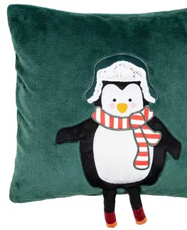 Obliečky 4Home Vianočná obliečka na vankúšik Penguin, 40 x 40 cm