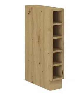Kuchynské dolné skrinky KONDELA Monro 15 D OTW BB dolná kuchynská skrinka dub artisan