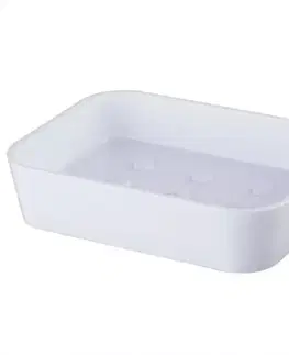 Kúpeľňové doplnky Mydlovnička Simple biela 06348