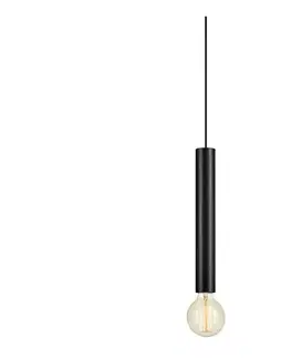 Svietidlá Markslöjd 108260 - Luster na lanku SENCILLO 1xE27/40W/230V čierna 108260