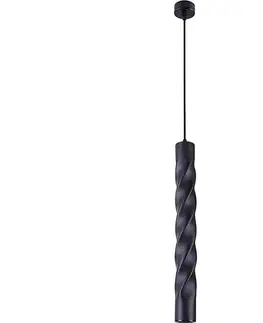 Svietidlá Viokef Lighting Luster na lanku MARLEY 1xGU10/30W/230V čierny 4236500