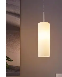 Svietidlá EGLO 85977 - luster na lanku TROY 3 1xE27/60W biela 85977