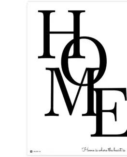 Obrazy s textom Obraz na stenu s textom HOME