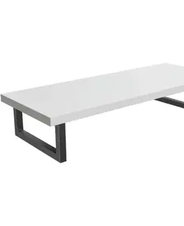 Kúpeľňový nábytok CERANO - Doska pod umývadlo Navira Pro + podperná konzola - biela matná - 70x46x3,6 CER-6061184