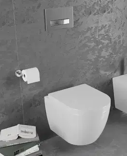 Záchody MEXEN - Lena Závesná WC misa vrátane sedátka s slow-tvrdý, biela 30298000