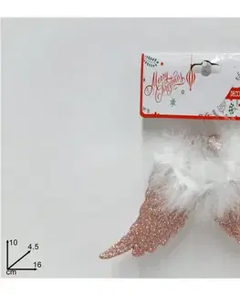 Vianočné dekorácie MAKRO - Krídla visiace vianočné