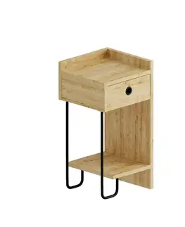 Nočné stolíky Nočný stolík Sirius Right - Oak