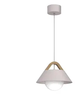 Svietidlá  Závesný luster FUNDA na lane 1xE27/15W/230V krémový 4206A