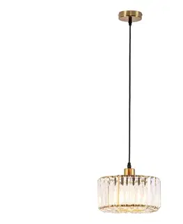 Svietidlá Light Prestige Závesný luster na lanku VETRO 1xE27/60W/230V, zlatý LP-2910/1P GD round
