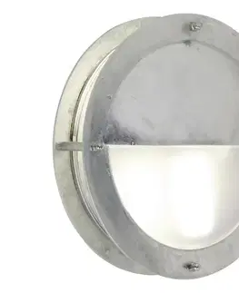 Svietidlá Nordlux - Vonkajšie nástenné svietidlo MALTA 1xE27/60W/230V IP54 strieborná 21841031