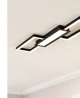 Svietidlá Eglo 99792 - LED Stmievateľné stropné svietidlo MONIROTE LED/37W/230V čierna + DO 99792