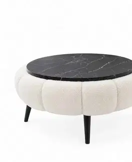Konferenčné stolíky Konferenčný stolík PAPATYA 60 MARBLE