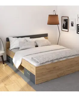 Postele Postel s úložným priestorom MICHIGAN NEW 160 Tempo Kondela