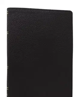 Náboženstvo NKJV, Personal Size New Testament, Black Genuine Leather, Red Letter, Comfort Print - Thomas Nelson