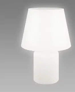 Lampy do obývačky Stolná lampa AMOR E14 biela 04101 LB1