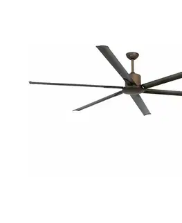 Ventilátory FARO Barcelona FARO 33462A - Stropný látor ANDROS XL hnedá pr. 213 cm + diaľkové ovládanie 33462A