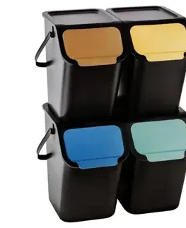 Odpadkové koše Kinekus Koš plastový na separovaný odpad, 4x25L, BINI